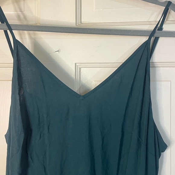 Lascana Venus Long Maxi Sleeveless Dress Size Large Green Open Back NWT - Picture 8 of 11